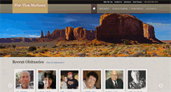 Desktop Screenshot of pineviewmortuary.com