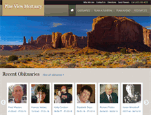 Tablet Screenshot of pineviewmortuary.com
